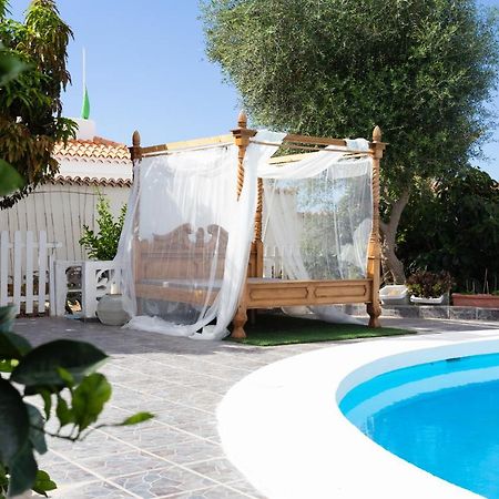 Bungalow Palm Mar With Pool And Garden Arona  Exteriér fotografie