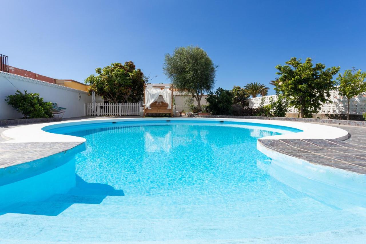 Bungalow Palm Mar With Pool And Garden Arona  Exteriér fotografie