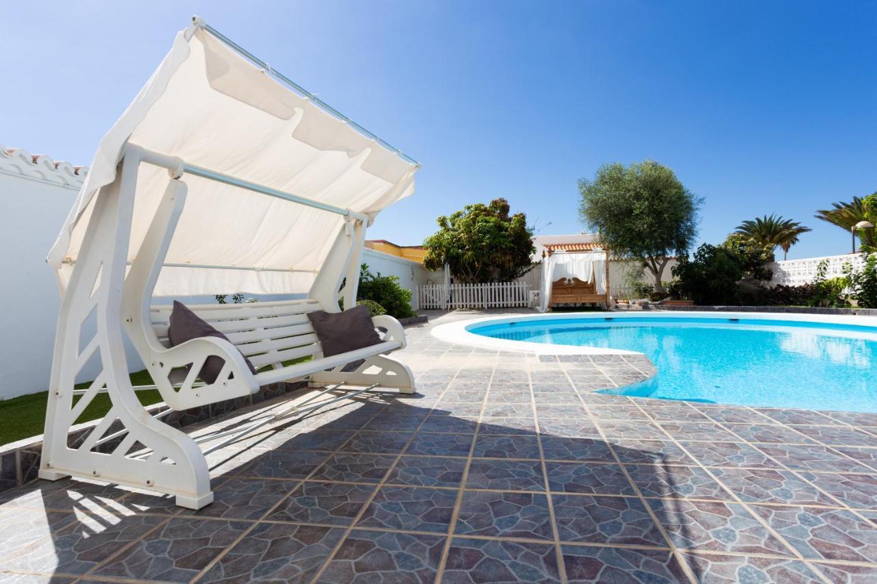 Bungalow Palm Mar With Pool And Garden Arona  Exteriér fotografie